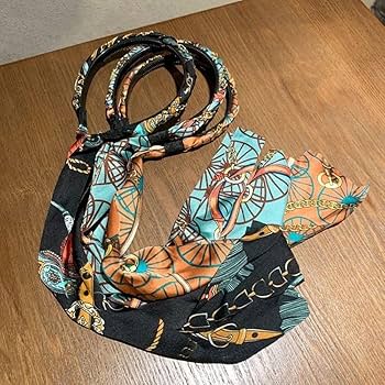Amazon.com: Converselyon Satin Fabric Hair Bands, Retro